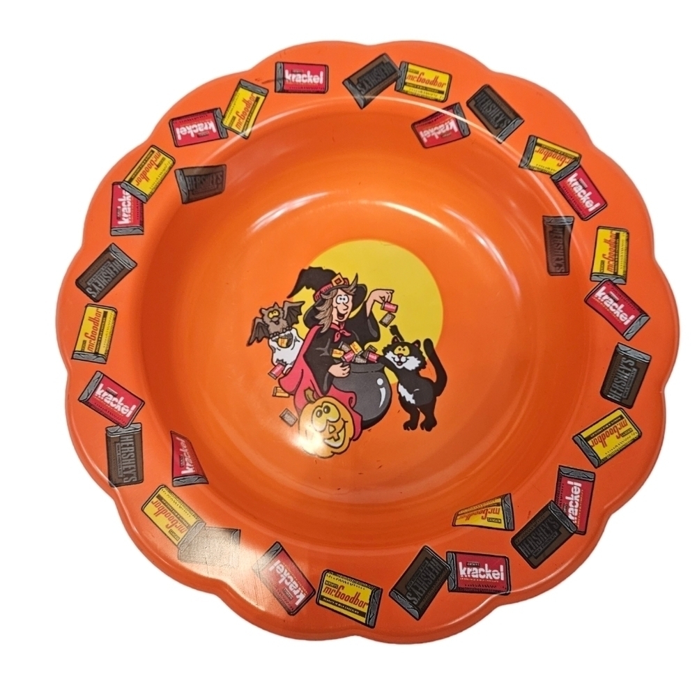Vintage Hershey's Chocolate Halloween Candy Dish Serving Bowl‎